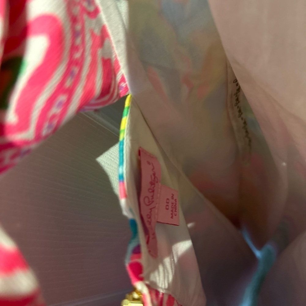 Lilly Pulitzer Shelli Serene Blue Big Escapade Engineered Tie Back 00 - Picture 5 of 8